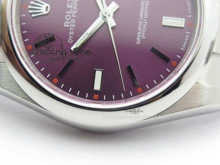 MiroTime 0509 Thermal Oyster Perpetual 39mm 114300 JF 1:1 Best Edition Grape Dial On SS Bracelet SA 3792